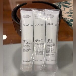 Olaplex Set No. 4C, No. 8, No. 3. Each 20mL/ .68 oz. New and Sealed!